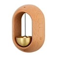 thumbnail image 3 of Timbre de entrada de comerciante, estilo japonés, timbre de puerta de madera, timbres de madera Marrón claro, 3 of 9