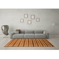 thumbnail image 3 of Ahgly Company Indoor Rectangle Oriental Orange Industrial Area Rugs, 7' x 10', 3 of 4