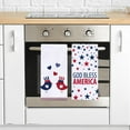 thumbnail image 3 of God Bless America Birds Stars Kitchen Towels Dish Towels, Patriotic 4th of July Memorial Day Independence Day 18x26 Inch Seasonal Decoration Hand Towels Set of 2, 3 of 6