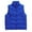 Blue, variant on BiZtdJrK Big and Tall Puffer Vests for Men Loose Casual Sleeveless Work Vest Outdoor Lightweight Windproof Stand Collar Vest Jackets 90% Off Clearance Sale White M
