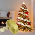 thumbnail image 3 of JJKBVCLO Christmas Wrap Ribbon Printed Transparent Ribbon For Floral And Diy Craft Decorations Measures 6.56 Feet By 1.97 Inches, 3 of 5