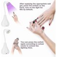 thumbnail image 5 of 16W LED UV Nail Lamp, Quick Drying Nail Gel Curing Lamp with 60s Timer, Portable 360 Rotation, for G, 5 of 5
