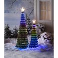 thumbnail image 2 of Evergreen LED Christmas Tree | Indoor/Outdoor Foldable Design | RGB Lights | 24"W x 24"L x 71"H, 2 of 9