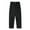 A-Black, variant on Wyobmus Mens Ice Silk Pants Casual Solid Color Cargo Pockets Quick Dry Elastic Waist Lounge Pants A-Black