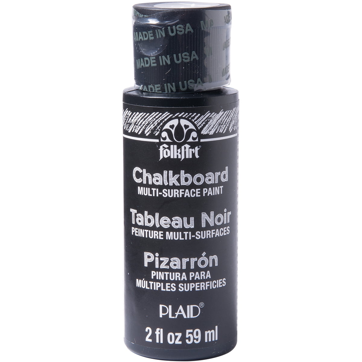 FolkArt MultiSurface Chalkboard Paint 2ozBlack