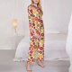 thumbnail image 3 of Fotbe Donut Conjunto de Pijama de Manga Larga para Mujer con Estampado, Ropa de Dormir de 2 Piezas, Conjunto de Casa Suave y Cómodo con Bolsillos-X-Large, 3 of 7