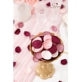 thumbnail image 2 of Pétalos de rosa de seda Serwalin, 500 unidades, para bodas, color rosa burdeos, 2 of 8