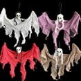 thumbnail image 4 of Skull Ghost Halloween Decorations Haunted House Horror Red, 4 of 5