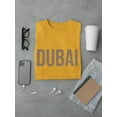 thumbnail image 3 of Dubai Bronze Desert Banner  T-Shirt Men -Image by Shutterstock, Male XX-Large, 3 of 4