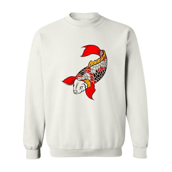 Koi Fish Japanese  Sweatshirt Men -Image by Shutterstock, Male 3X-Large