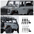 thumbnail image 2 of VONKY RCGOFFLOW 1/12 Aluminum Alloy Wear-resistant Front Rear Shock Absorber Rc Front Rear Shock Absorber For MN D90 RC Car Part Silver, 2 of 6