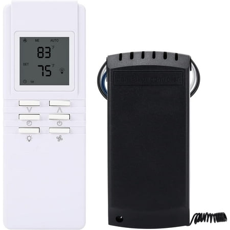 

Briidea 4-in-1 Universal Ceiling Fan Light Remote Kit with Temperature Control