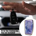 thumbnail image 3 of Funda para mando a distancia de coche, funda para mando a distancia de 3 botones, color morado para Lexus IS RX NX200 NX200T GS300H, 3 of 7