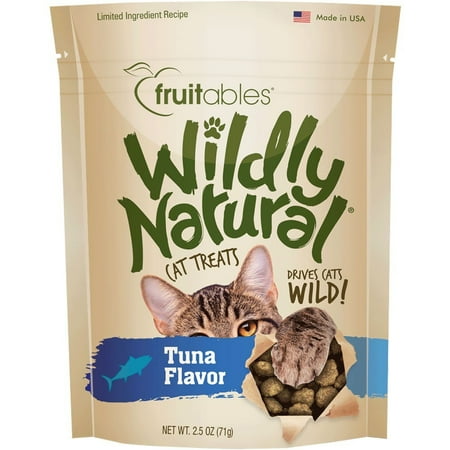 UPC: 0852763006214 | Fruitables Wildly Natural Cat Treats Tuna Flavor 2.5 oz