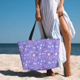 thumbnail image 6 of Fuzoiu Tennis 1 Print Waterproof Beach Tote Bag for Women Girls with Zipper,Sandproof Pool Swim Bag,Large Capacity Beach Travel Bag for Pool Swim Travel Everyday, 6 of 7