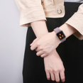 thumbnail image 3 of Correa Deportiva Compatible Con Apple Watch Band 49 Mm, 46 Mm, 45 Mm, 44 Mm, 42 Mm, 41 Mm, 40 Mm, 38 Mm, Nailon Para Mujeres Y Hombres, Pulsera De Repuesto Trenzada Elástica Para Iwatch Ultra Series 1, 3 of 5