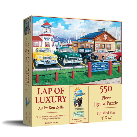 SUNSOUT INC - Lap of Luxury - 550 pc Jigsaw Puzzle by Artist: Ken Zylla - Finished Size 15" x 24" - MPN# 39403
