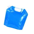 thumbnail image 2 of Greeniant Bolsa de agua plegable de 5/10L, jarra deportiva portátil, contenedor de botella de almacenamiento, bolsa de agua con diseño de asa integrada Kits de desorden para acampar 5L Greeniant OD001446-01, 2 of 6