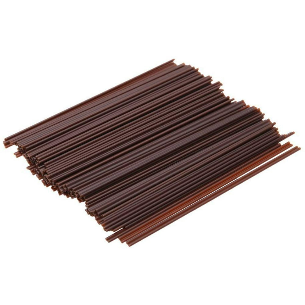 200 Pcs Disposable Plastic Coffee Straws Drinking Straw Two Holes Hot Drinks Stirring Rods