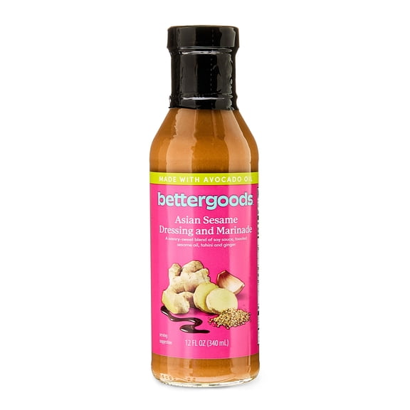 bettergoods Asian Sesame Avocado Oil Salad Dressing & Marinade, 12 fl oz