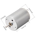 thumbnail image 3 of 2Pcs DC Motor 3V 19000RPM 0.7A Electric Motor Round Shaft for DIY Hobby, 3 of 5