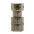 thumbnail image 7 of Blotout 68" Tall Farmhouse Corner Cabinet with 4 Doors, 23.6"W Barn Door Storage Cabinet with Adjustable Shelves, 5 Tier Corner Storage Cabinet for Kitchen,Bathroom,Living Room, 7 of 7