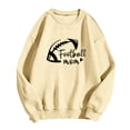 Womens Game Day Sweatshirts Funny Football Graphic Pullover Tops Long