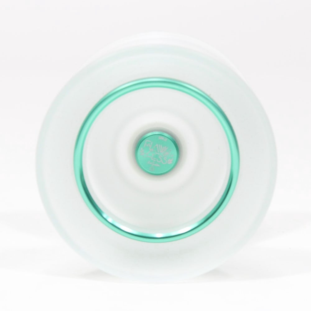 C3yoyodesign Flawless Air Yo-Yo - Light Weight Off String - Rei Iwakura Signature YoYo (Clear with Green Ring WYYC 2023 Champion Gun Ju Edition)