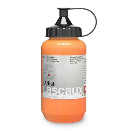 UPC: 7612254330753 | Lascaux Artist Acrylic 390ml Bottle Diarylide Yellow