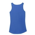 thumbnail image 6 of Port & Company Ladies Core Cotton Tank Top-4XL (Royal), 6 of 6