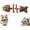 A, variant on Catnip & Silvervine Chew Toy, Fish Bone Dental Cat Toy, Textured Design for Daily Chewing and Enrichment