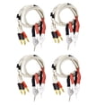 thumbnail image 1 of 4 Paires de Clips Banane Isolés Câble Basse Résistance LCR Clip Sonde Test Mètre Terminal Kelvin Neuf, 1 of 5