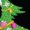Blue, variant on Believe Bigfoot Christmas Tree Embroidery Design, Believe Xmas Embroidery Design, Christmas Believe Machine Embroidery Design