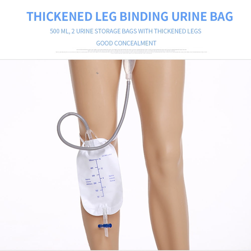 Manunclaims Male Urinal Bag Pee Bag Portable Wearable Reusable Shorts Underwear Men's Urinal Elastic Waistband Toilet Elastic Waistband Urine Replacement Collector