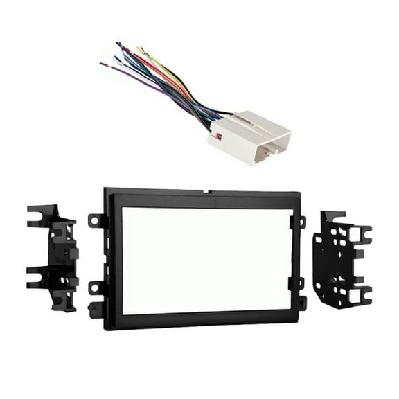 Fits Ford Freestyle 2005-2007 Double DIN Harness Radio Install Dash Kit