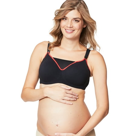 

Cake Maternity Zest Nursing Sports Bra for Breastfeeding Sports Maternity Bra Black 34DD UK / 34E US