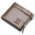 thumbnail image 4 of Men Bifold Leather Wallet Travel Wallet Purse Credit Card Holder, 4 of 7