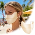 thumbnail image 1 of Klonfd Protection Solaire Intégrale UPF 50+ pour Sports de Plein Air, Vélo, Randonnée avec Sangle Ajustable et Respirant, 1 of 5