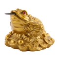 thumbnail image 1 of LYUMO Chinese Feng Shui Wealth Lucky Money Frog Coin Toad Home Office Decoration Good Lucky Gift,Money Frog, Lucky Toad, 1 of 8