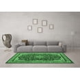 thumbnail image 3 of Ahgly Company Indoor Rectangle Medallion Emerald Green Traditional Area Rugs, 8' x 12', 3 of 4
