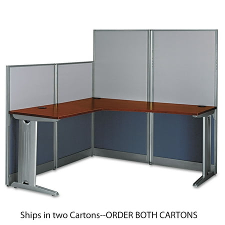 - bbf Office in an Hour L-Workstation by Bush Furniture - 63