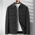 thumbnail image 3 of Chaqueta de plumón ultraligera para hombre, chaqueta de plumón de ganso blanco de lujo, nueva chaqueta de invierno con solapa estilo camisa, corta y cálida, 2024, 3 of 4