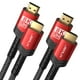 thumbnail image 1 of Cable HDMI JSAUX 8K 2.1, 48 Gbps, 6 pies, 2 unidades, ultra alta velocidad, 1 of 9