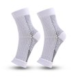 thumbnail image 1 of ropa de deporte Calcetines de compresión Manga del pie Tobillera deportiva para mujeres Hombres (S/M) Blanco JShteea El nuevo, 1 of 9
