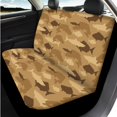 thumbnail image 3 of HUIACONG Fish Camouflage Pattern Car Seat Cover Set, with Steering Wheel Cover Key Ring, Compatible with Trucks Vehicles, 3 of 7