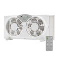 thumbnail image 1 of Ventilador de ventana HOLMES 9 Twin, digital, reversible, 3 velocidades, blanco, 1 of 9