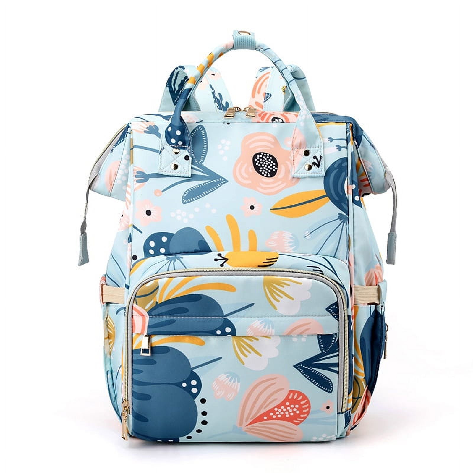 Diaper Bag Backpack, Nappy Changing Bags Multifunction Travel Backpack Maternity Baby Changing Bags Baby Stroller Backpack for Baby Care