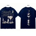 thumbnail image 4 of Midnight Margaritas Shirt, Witchy Cocktail Graphic Tee, Halloween Frog Witch Hat T-Shirt, Vintage Spooky Bar Cart Drink Lover Gift, 4 of 7