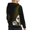 thumbnail image 4 of Lsque The Binding of Isaac Pattern Casual Women's Hoodie,Hooded Sweatshirt with Kangaroo Pocket,Pullover Hoodie with Eye-catching Drawstrings-Large, 4 of 8