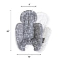thumbnail image 4 of Inserto infantil 4moms RockAroo tela suave y reversible gris oscuro, 4 of 4